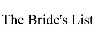 THE BRIDE'S LIST