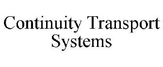 CONTINUITY TRANSPORT SYSTEMS