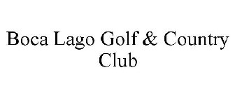 BOCA LAGO GOLF & COUNTRY CLUB