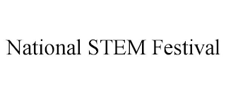 NATIONAL STEM FESTIVAL