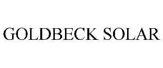 GOLDBECK SOLAR