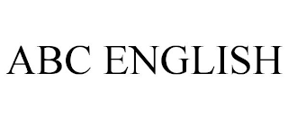 ABC ENGLISH