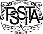 SNIFF CUT SMOKE PSSITA CIGAR LIFE