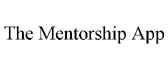 THE MENTORSHIP APP