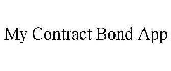 MY CONTRACT BOND APP