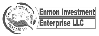 ENMON INVESTMENT ENTERPRISE LLC THE LEAF WILL NOT WITHER PSALMS 1:3