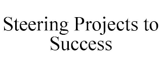 STEERING PROJECTS TO SUCCESS