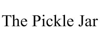 THE PICKLE JAR