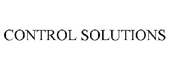 CONTROL SOLUTIONS