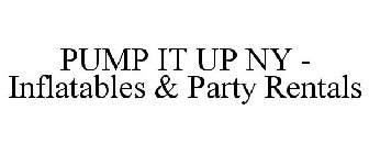 PUMP IT UP NY - INFLATABLES & PARTY RENTALS