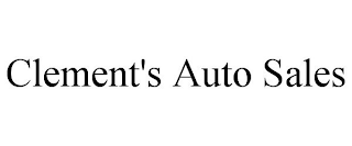 CLEMENT'S AUTO SALES