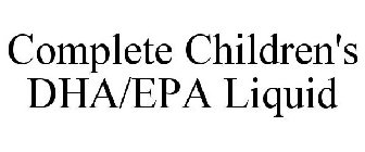 COMPLETE CHILDREN'S DHA/EPA LIQUID