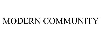 MODERN COMMUNITY