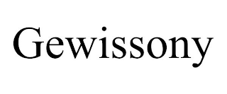 GEWISSONY