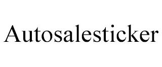 AUTOSALESTICKER