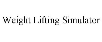 WEIGHT LIFTING SIMULATOR