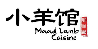 MAAD LAMB CUISINE