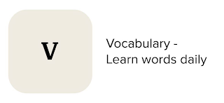 V VOCABULARY-LEARN WORDS DAILY