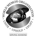 WORLD MEMON ORGANISATION WMO UNITE UPHOLD UPLIFT SERVING MANKIND