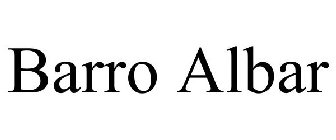 BARRO ALBAR