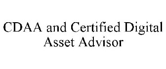 CDAA AND CERTIFIED DIGITAL ASSET ADVISOR