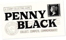 A STAMP COLLECTING GAME PENNY BLACK COLLECT. COMPETE. COMMEMORATE! FIRST UNITED KINGDOM AERIAL POST SP 9 1911 LONDON 2 POSTAGE ONE PENNY