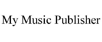 MY MUSIC PUBLISHER