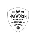 NO WH 152 HAYWORTH ATHLETIC USA COMPANY COL STANDARD MODEL