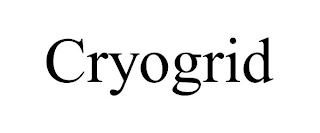 CRYOGRID