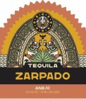 TEQUILA ZARPADO ANEJO 40% ALG/VOL | 750 ML | 100% AGAVE