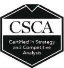 CSCA CERTIFIED IN STRATEGY AND COMPETITIVE ANALYSIS