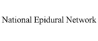 NATIONAL EPIDURAL NETWORK