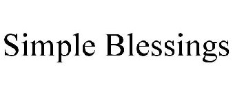 SIMPLE BLESSINGS