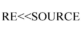 RE<<SOURCE