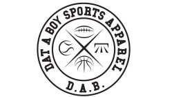 DAT A BOY SPORTS APPAREL, D. A. B.