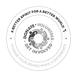 A BETTER SPIRIT FOR A BETTER WORLD CHANGE YOUR BRAND MAKE A DIFFERENCE DONATE VOLUNTEER GET INVOLVED