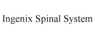 INGENIX SPINAL SYSTEM