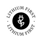 · LITHIUM FIRST · LITHIUM FIRST