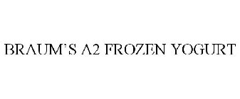 BRAUM'S A2 FROZEN YOGURT