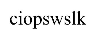 CIOPSWSLK