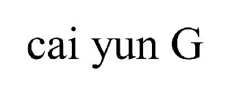 CAI YUN G
