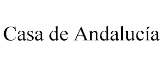 CASA DE ANDALUCÍA