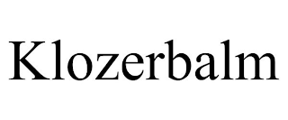 KLOZERBALM