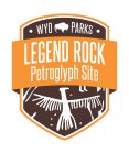 WYO PARKS LEGEND ROCK PETROGLYPH SITE