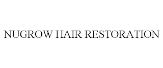 NUGROW HAIR RESTORATION