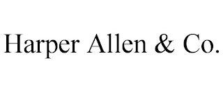 HARPER ALLEN & CO.