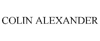 COLIN ALEXANDER