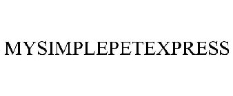 MYSIMPLEPETEXPRESS