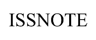 ISSNOTE