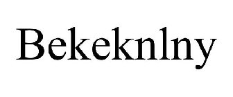 BEKEKNLNY